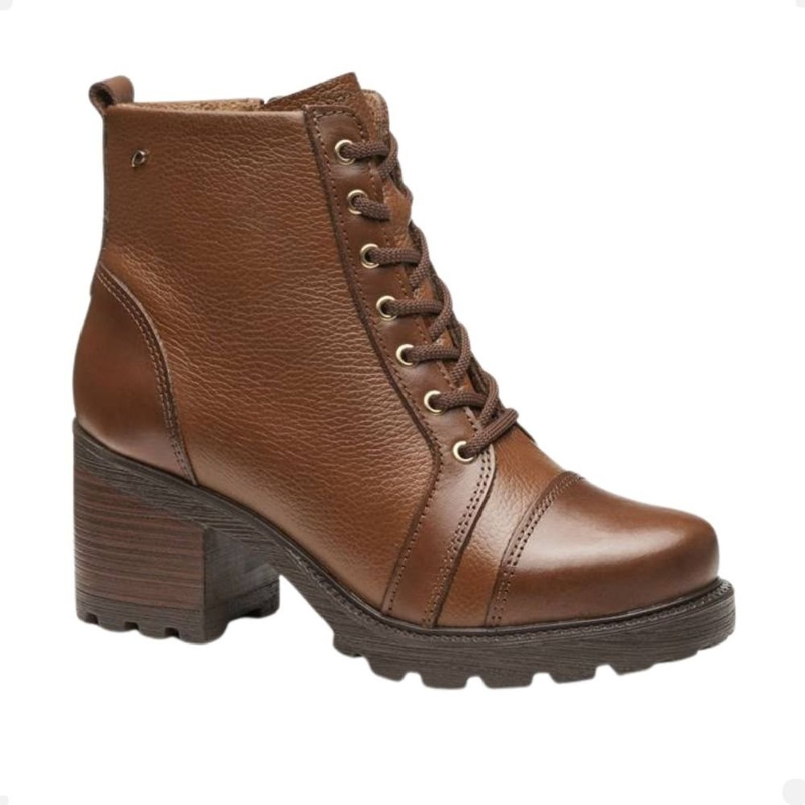 Bota Feminina Coturno Pegada Marrom