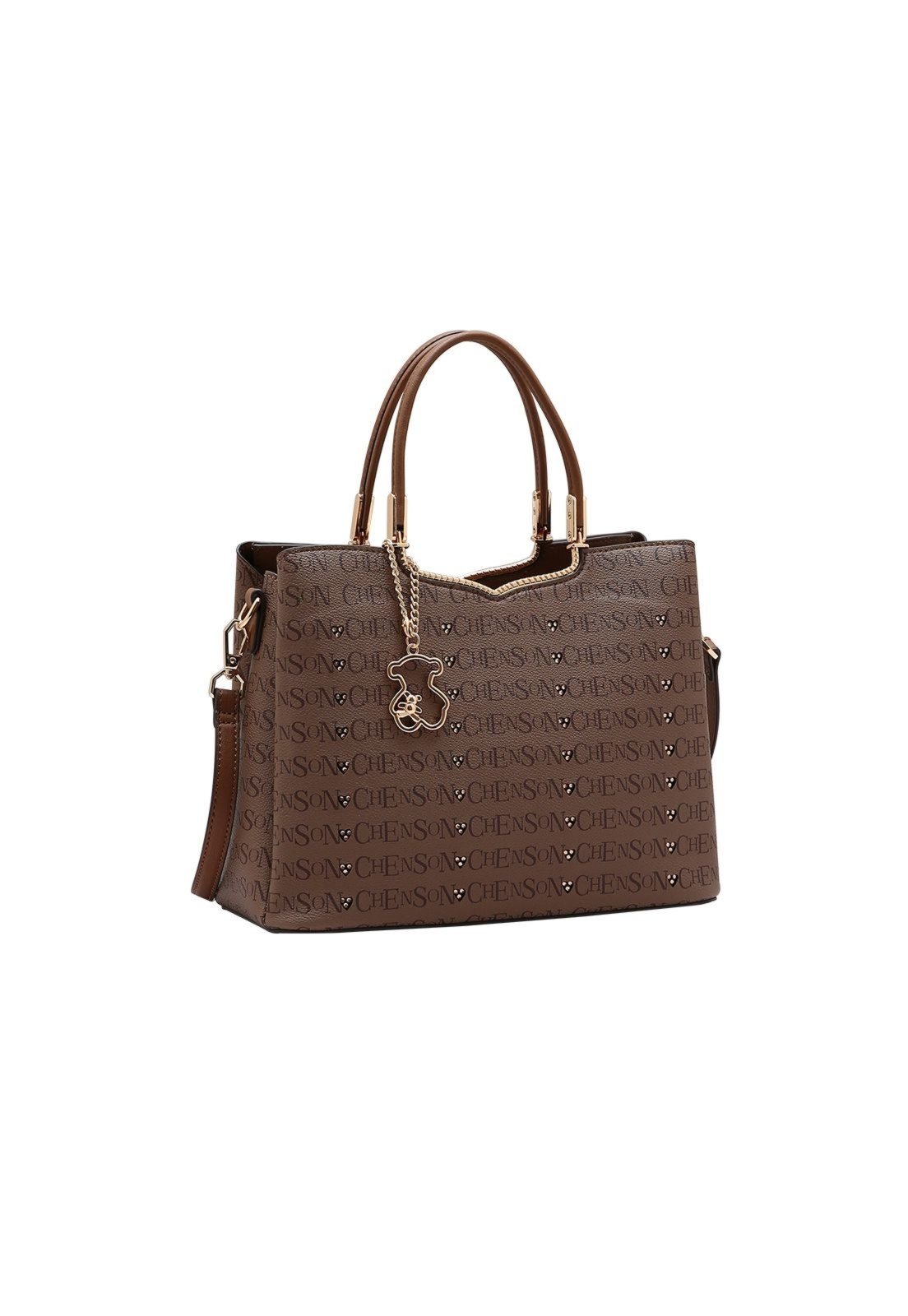 Bolsa Feminina Chenson Cristal Monograma 3485398 Café