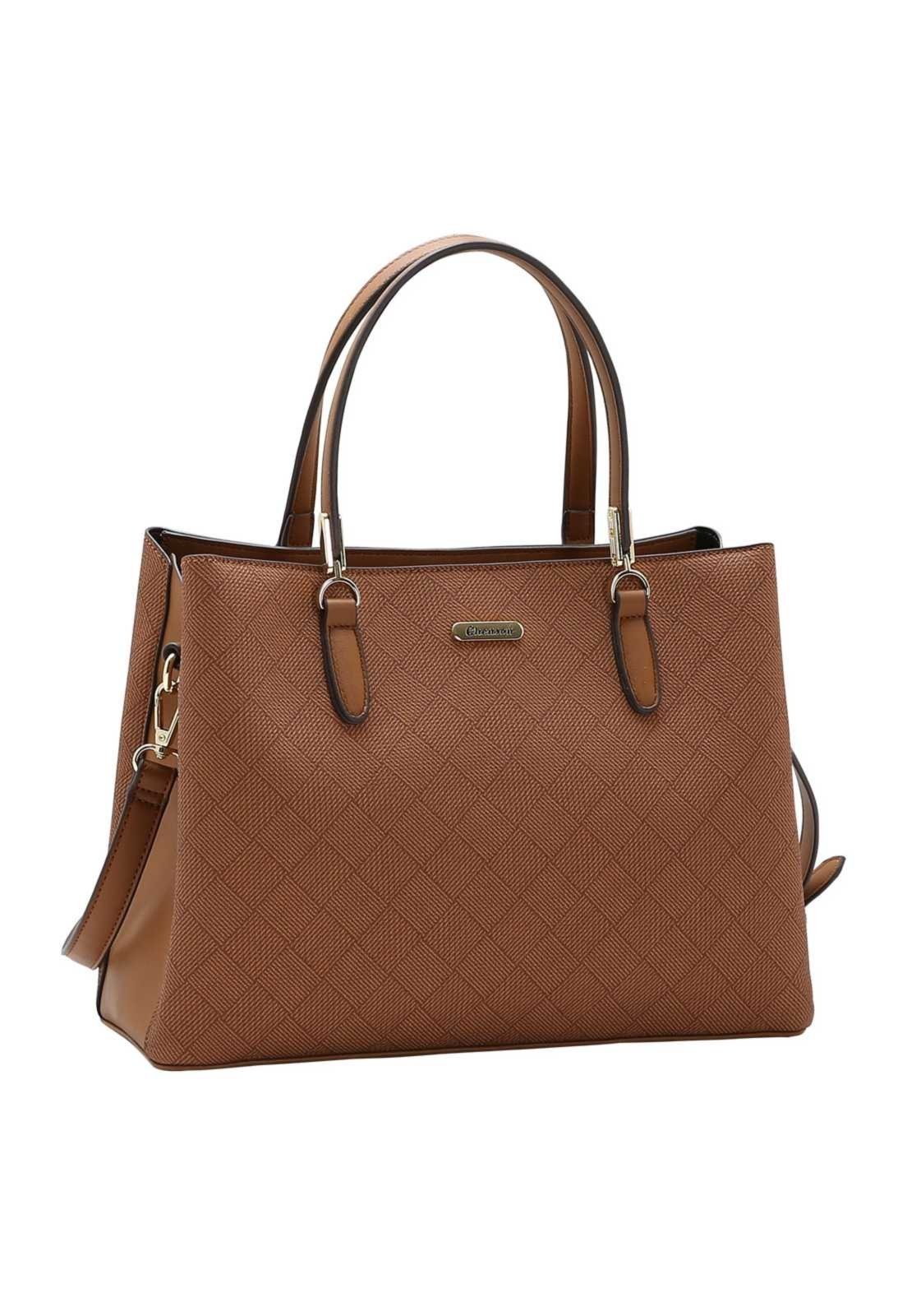 Bolsa Feminina Chenson Mão Minimalista 3485968 Marrom
