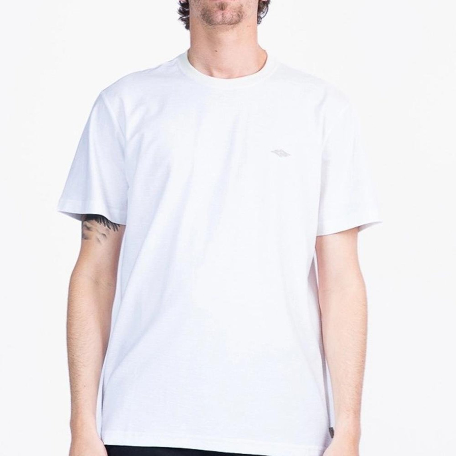 Camiseta Rip Curl Classic Surf Flame WT26 Masculina Bone