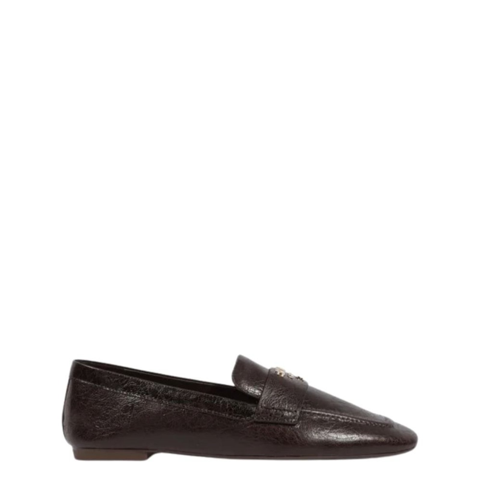 Mocassim Schutz Bico Quadrado Marron