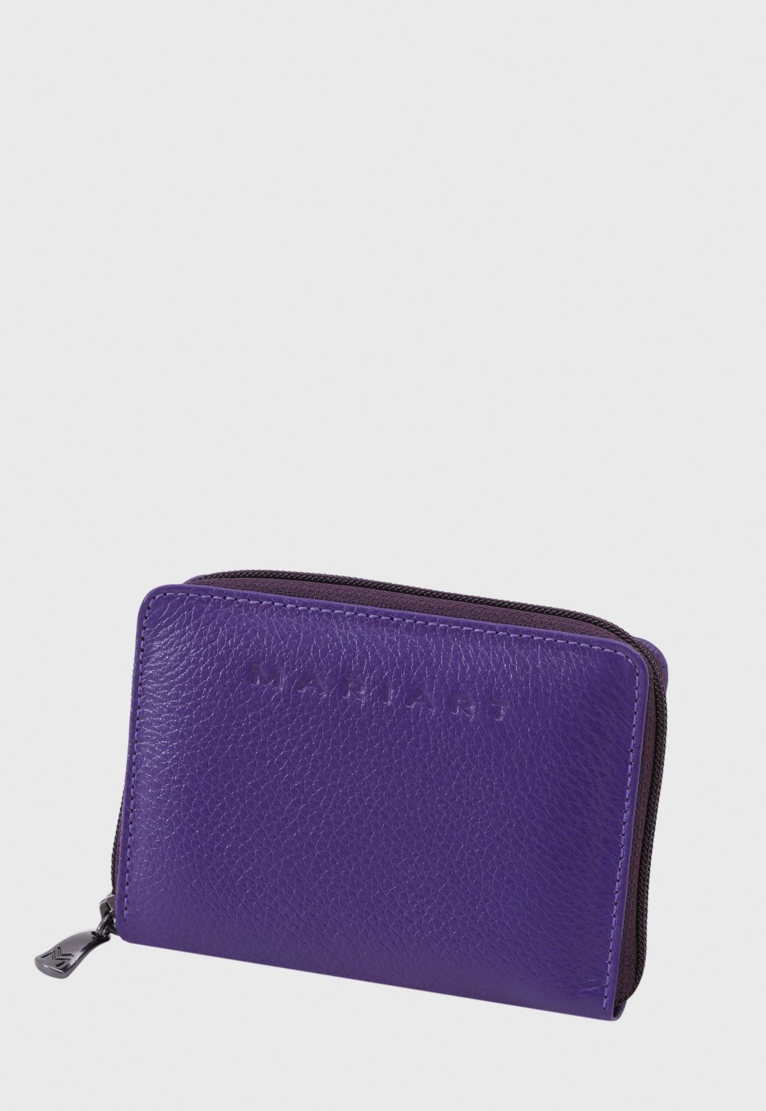 Carteira de Couro Mariart Citrino Blueberry