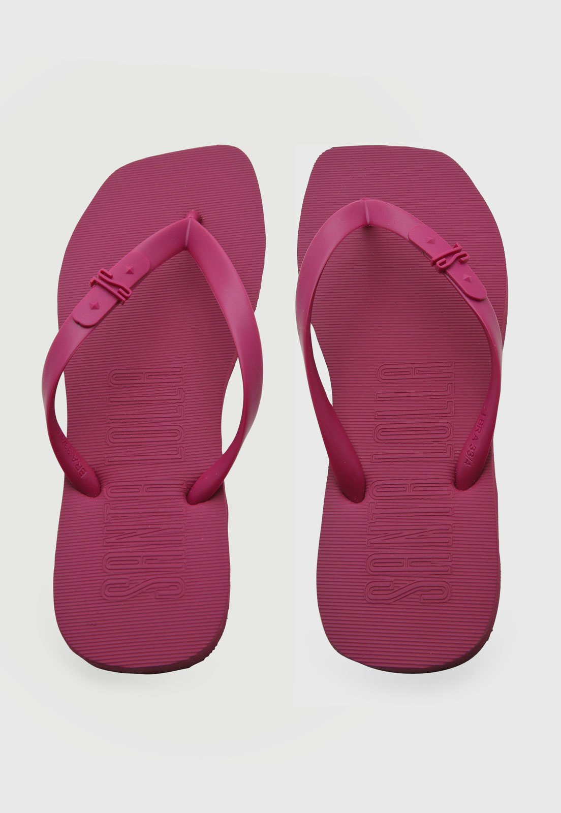 Chinelo Feminino Santa Lolla Minimalista Roxo