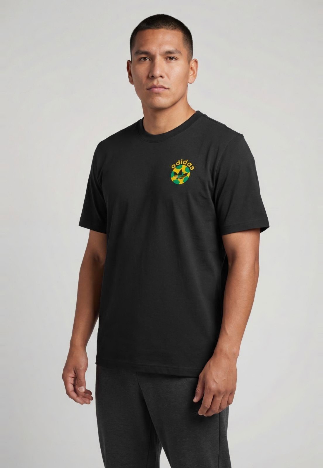 Camiseta Masculina adidas Originals FTBL GFX Preta