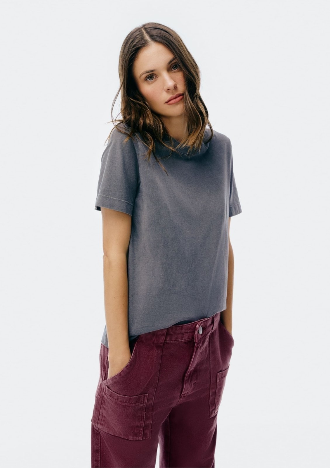Blusa Feminina Manga Curta Estonada