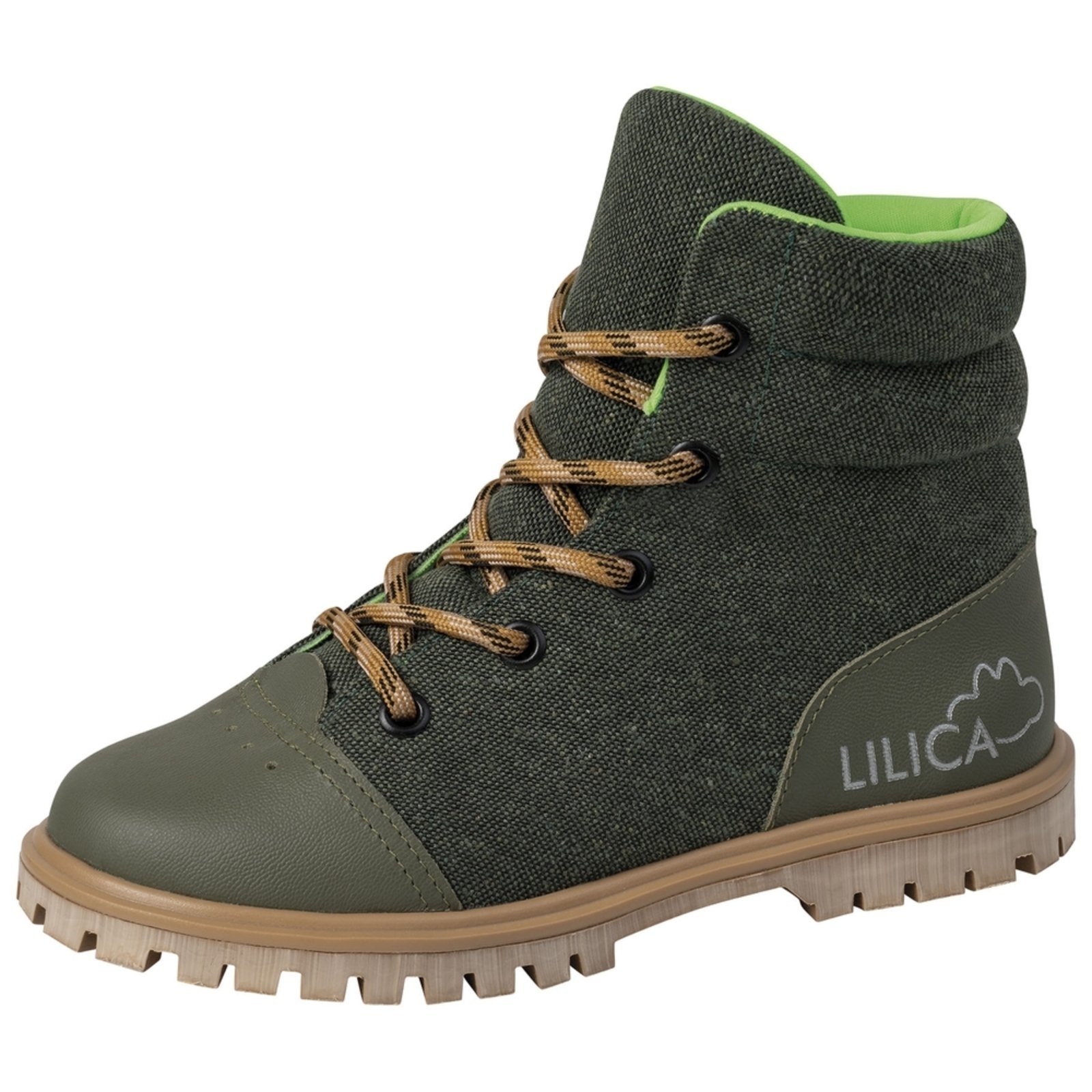 Vista 2 Infantil - Bota Tratorada LR Boot 91 Antiderrapante Feminina Lilica Lilica Ripilica verde Lilica Ripilica verde