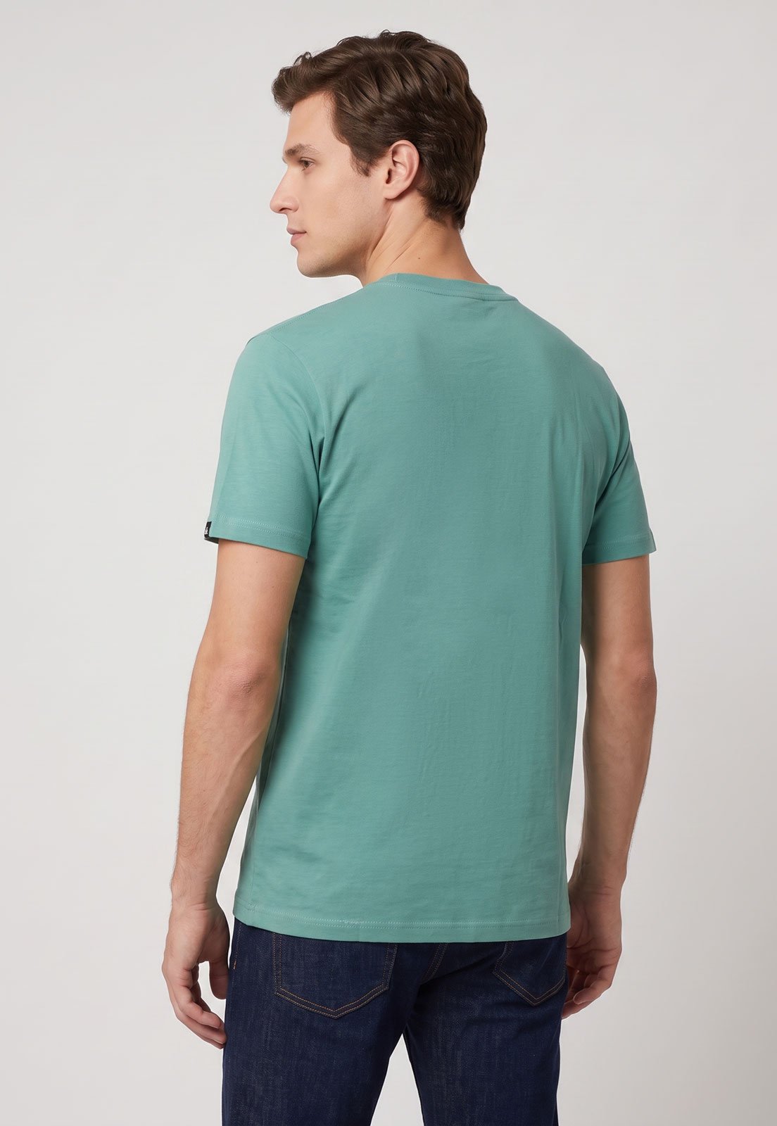 Camiseta Masculina Quiksilver Logo Verde
