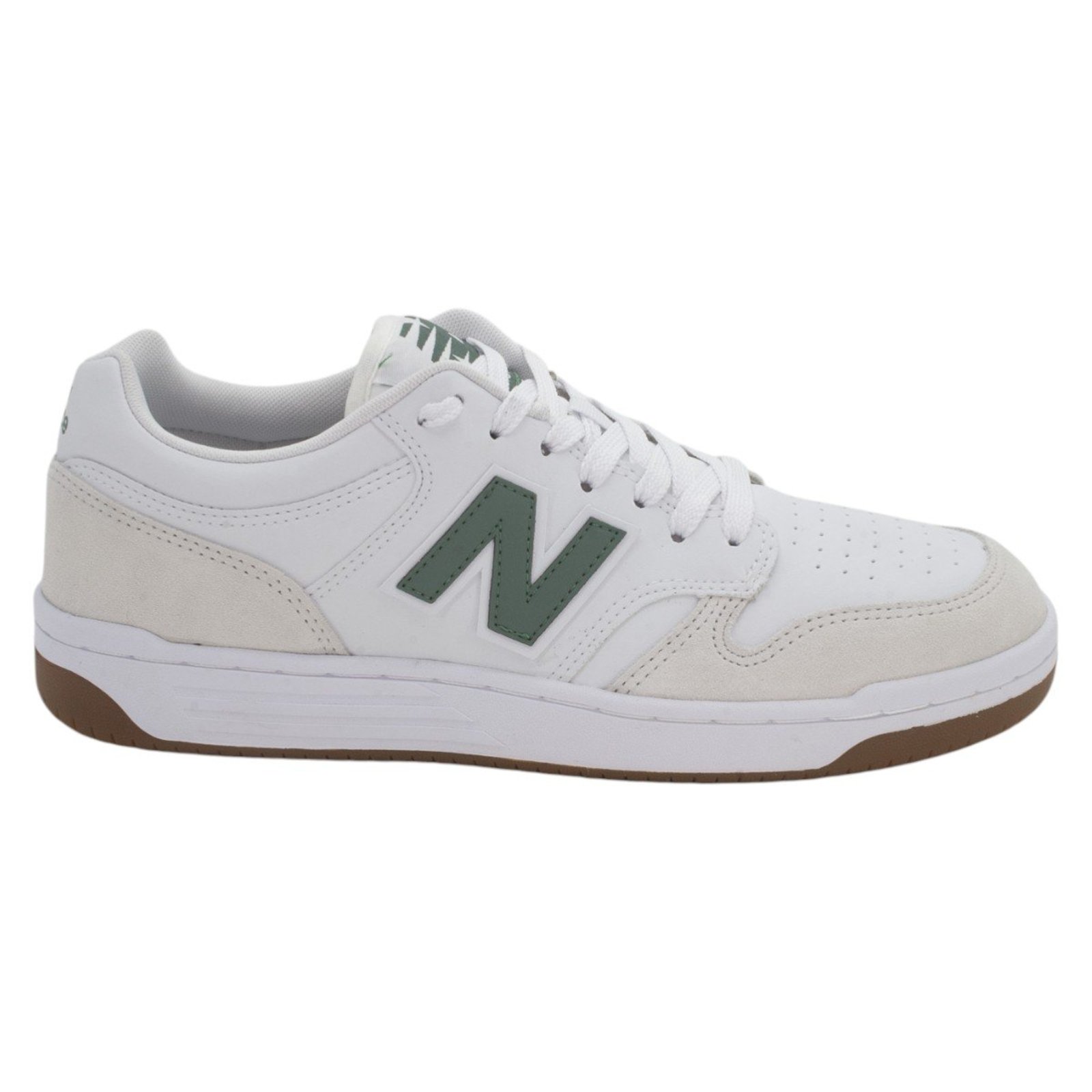 Tênis Masculino New Balance 480 Low - Branco