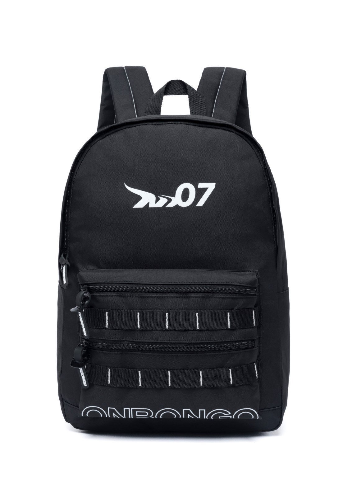 Mochila Onbongo Escolar Resistente Espaçosa Preto