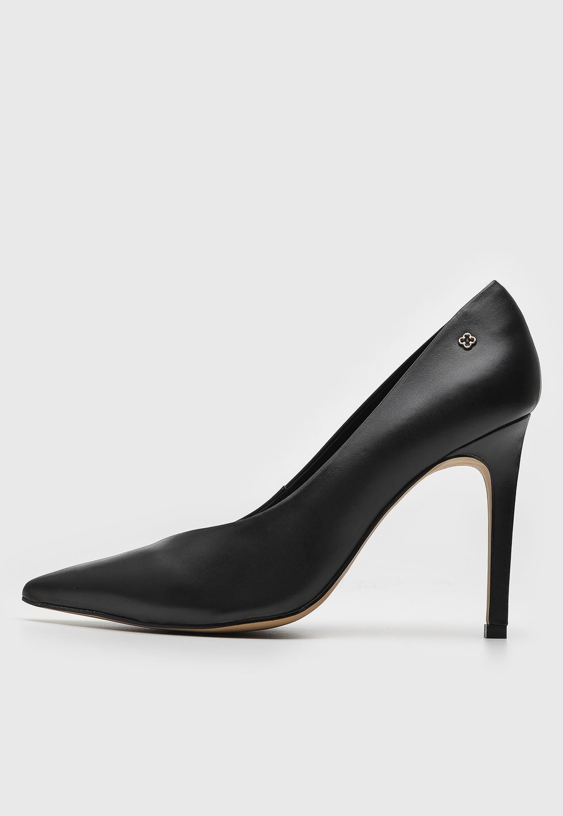 Scarpin Feminino Capodarte Bico Fino Preto