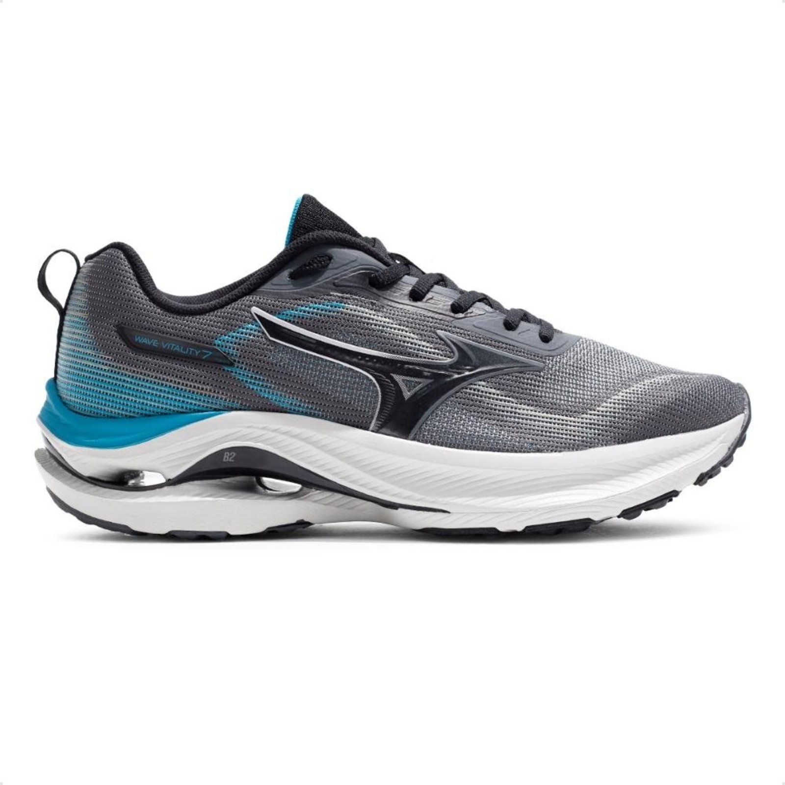 Tênis Mizuno Wave Vitality 7 Masculino Cinza