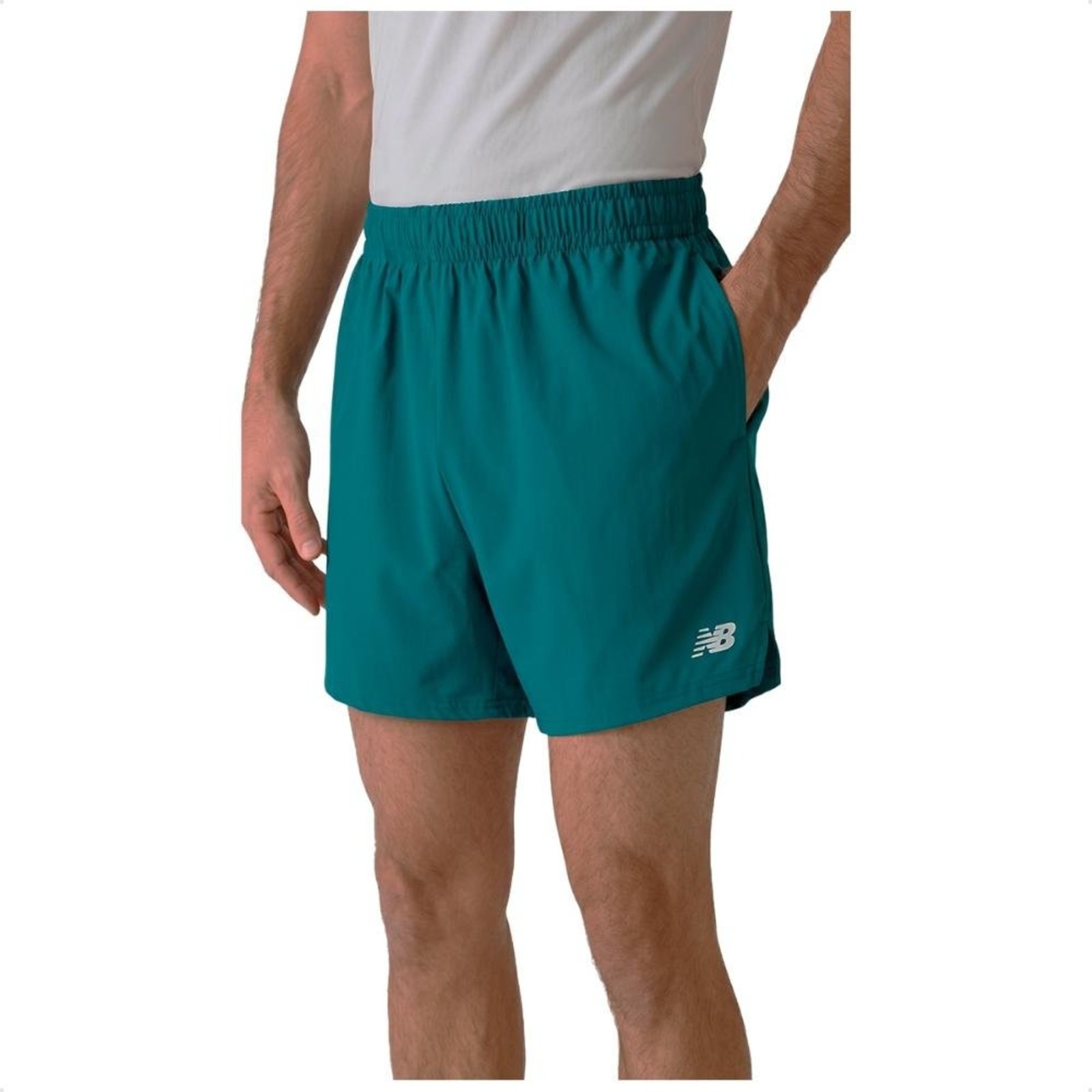 Shorts New Balance Sport Essentials Run Masculino Verde