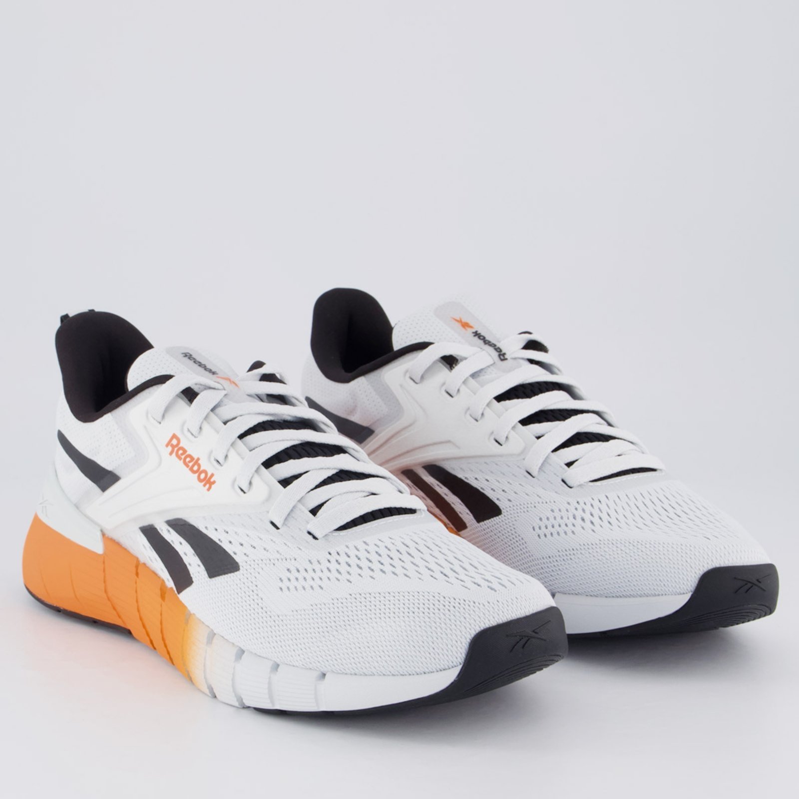 Vista 3 Tênis Reebok Nano Gym e Laranja branco Reebok branco
