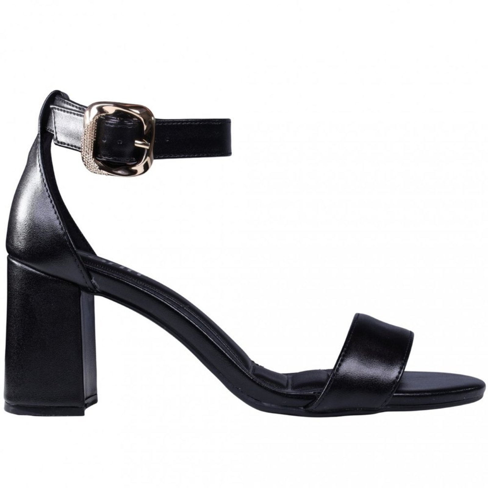 Sandália Feminina Salto Bloco Zariff T6059-527 Zariff Preto