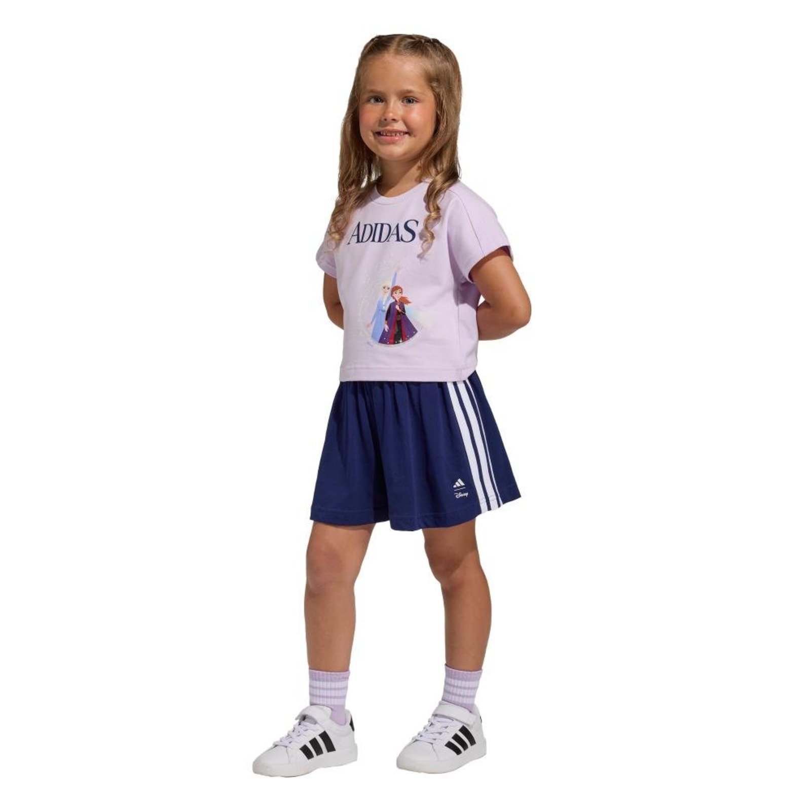 Infantil - CONJUNTO CAMISETA ADIDAS DISNEY FROZEN adidas Sportswear Roxo