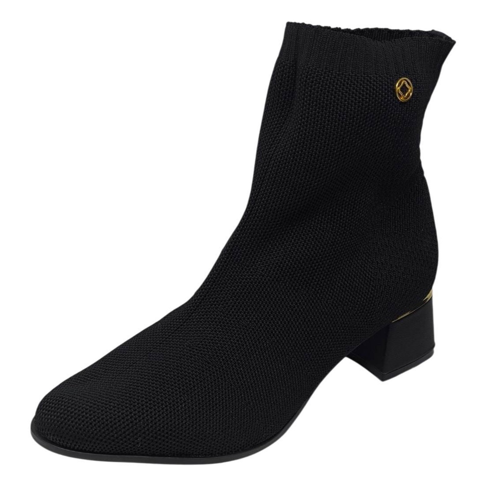Bota Feminina Confortavel Fecho Resistente Cano Baixo ce