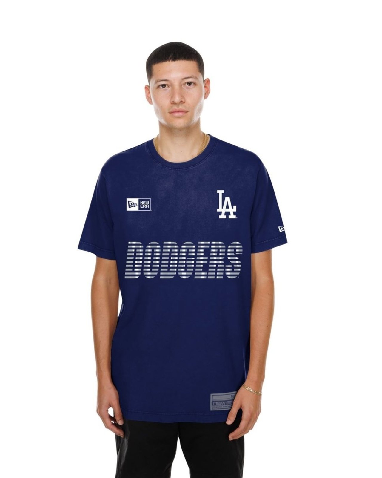 Camiseta New Era Regular Los Angeles Dodgers Azul