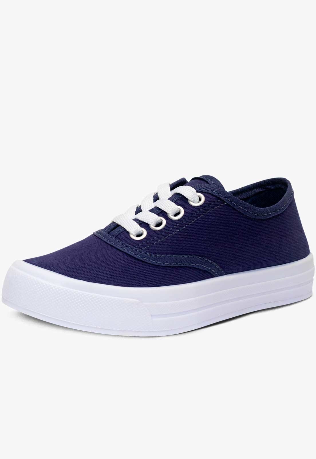Infantil – Tênis Casual Escolar Pópidi Cadarço Azul Marinho