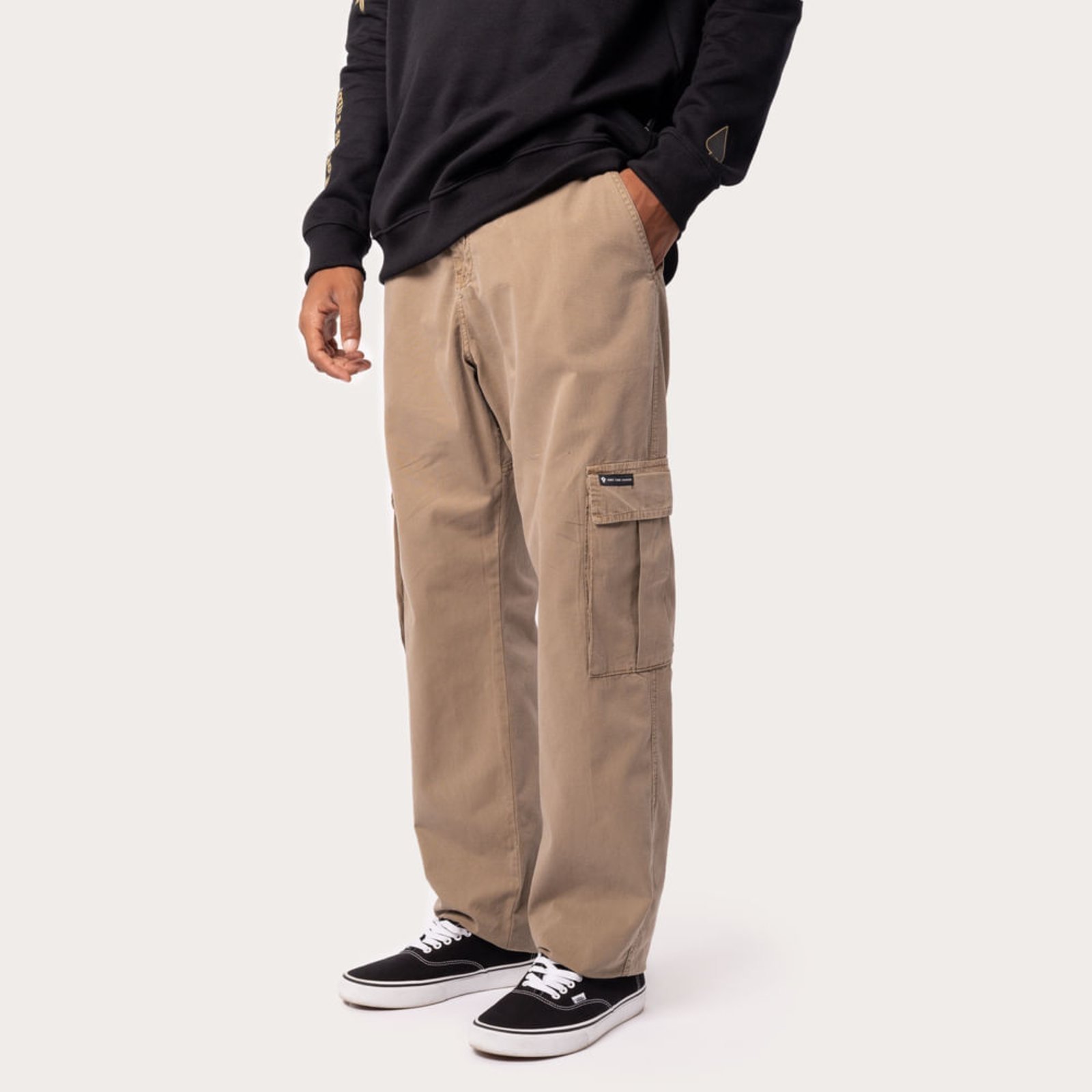 Calça Mcd Cargo-Castanho-40 Cinza