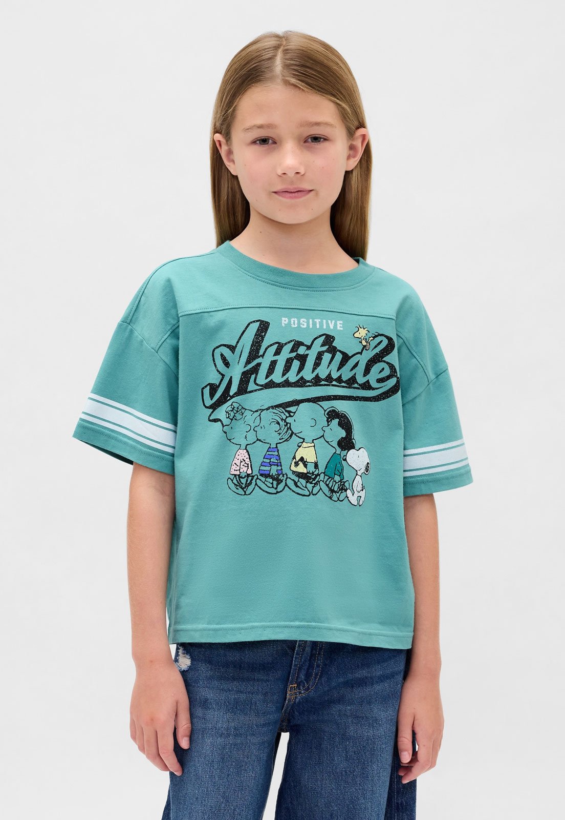 Infantil - Camiseta GAP Snoopy Verde