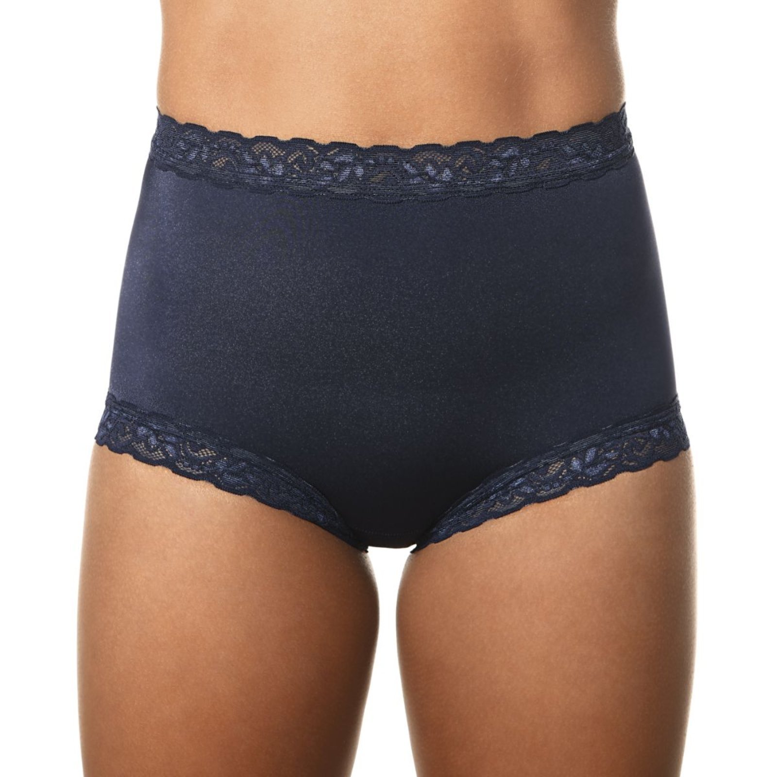 Calcinha Tanga Larga Alta com Renda Safira DeMillus