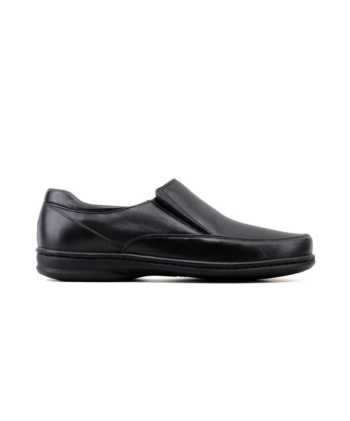 Sapato Masculino Opananken Diabetic's 38546 Couro Preto Incolor