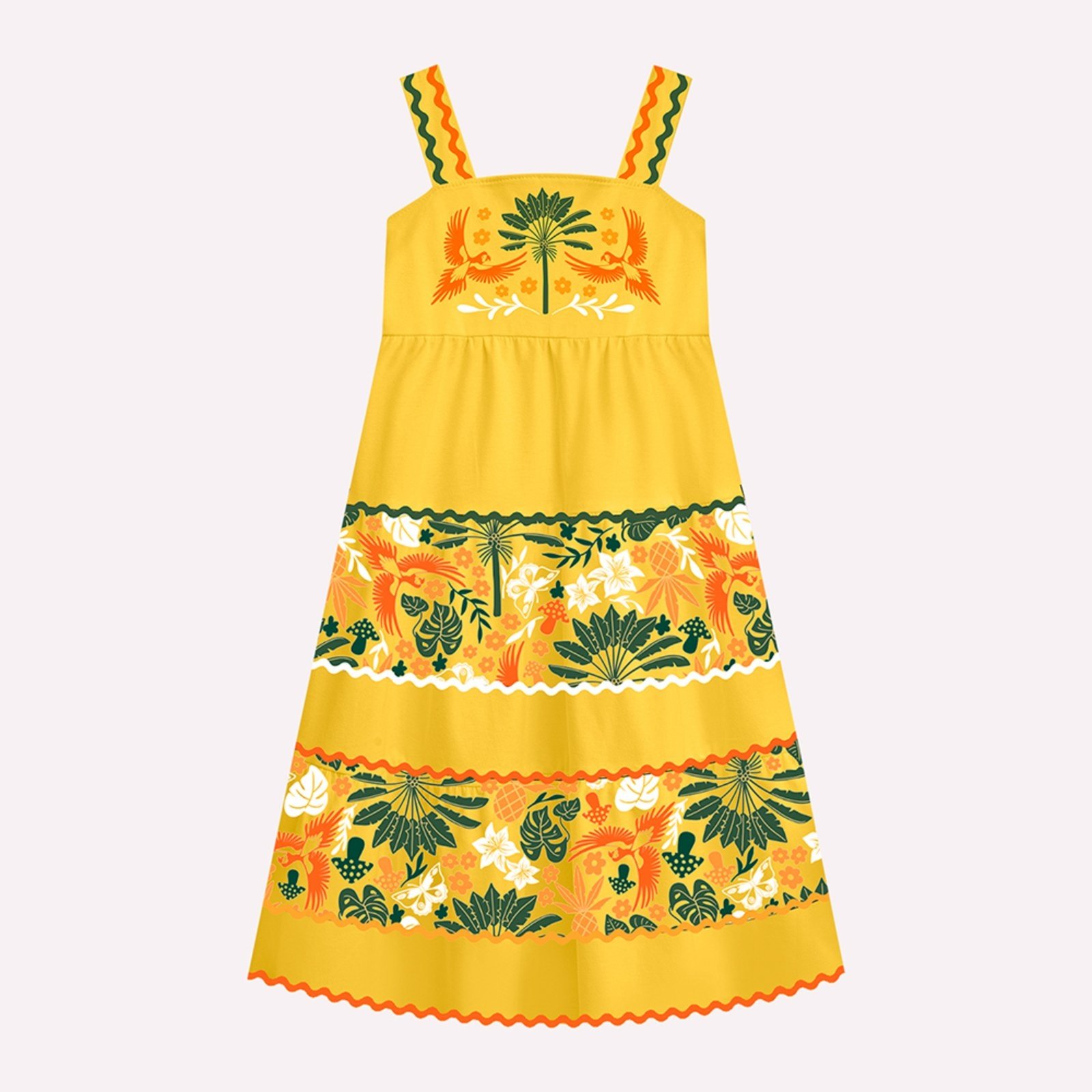 Infantil – Vestido Menina Tropical Nanai