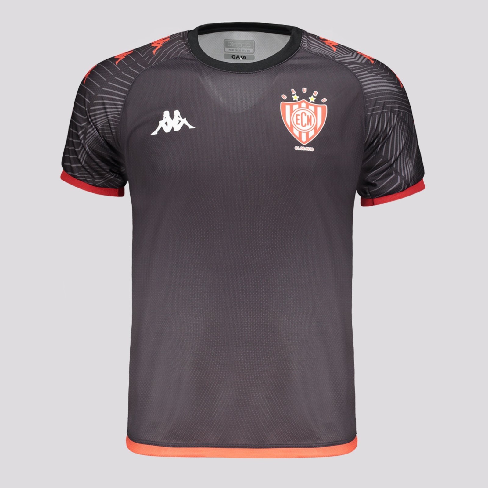 Camisa Kappa Noroeste Supporter Edinburgh 2025 Preta