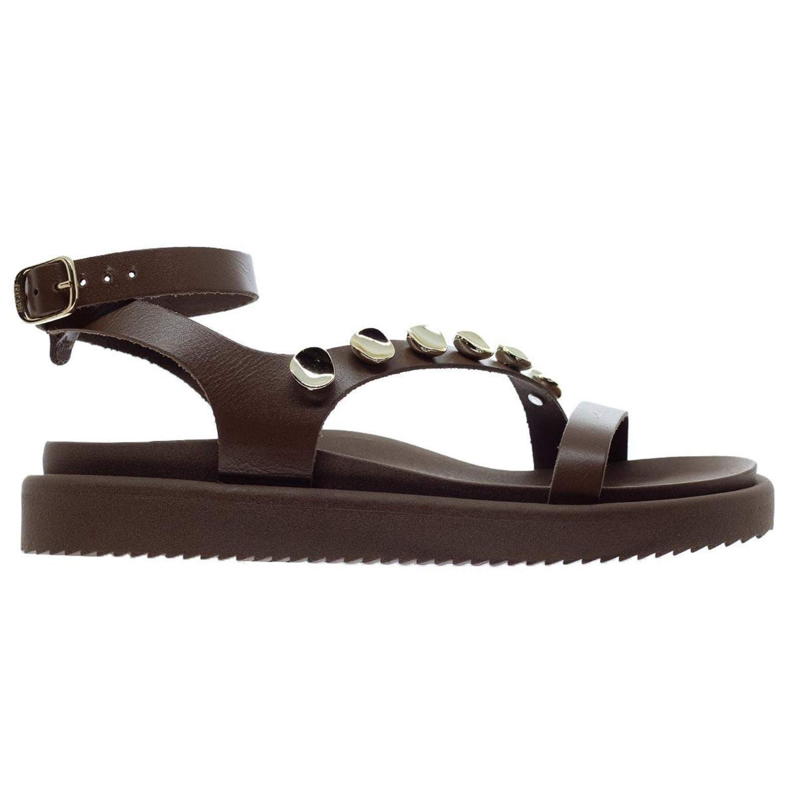 Sandália Slickback Feminina Anacapri C30380 Marrom