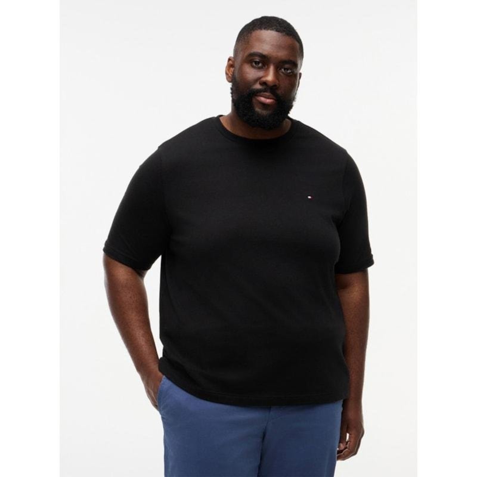 Camiseta Clássica Big And Tall Preto