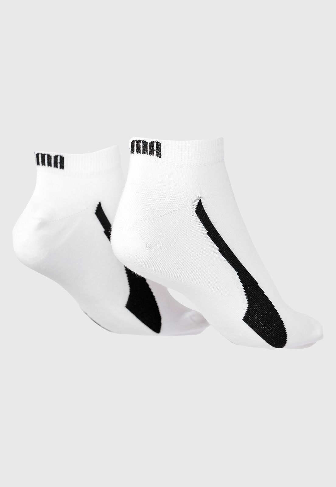Vista 3 Kit 3pçs Meia Puma Soquete Logo Branca branco Puma branco