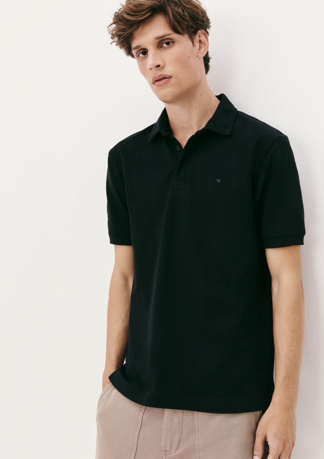 Camisa Polo Masculina Regular Em Algodão Hering