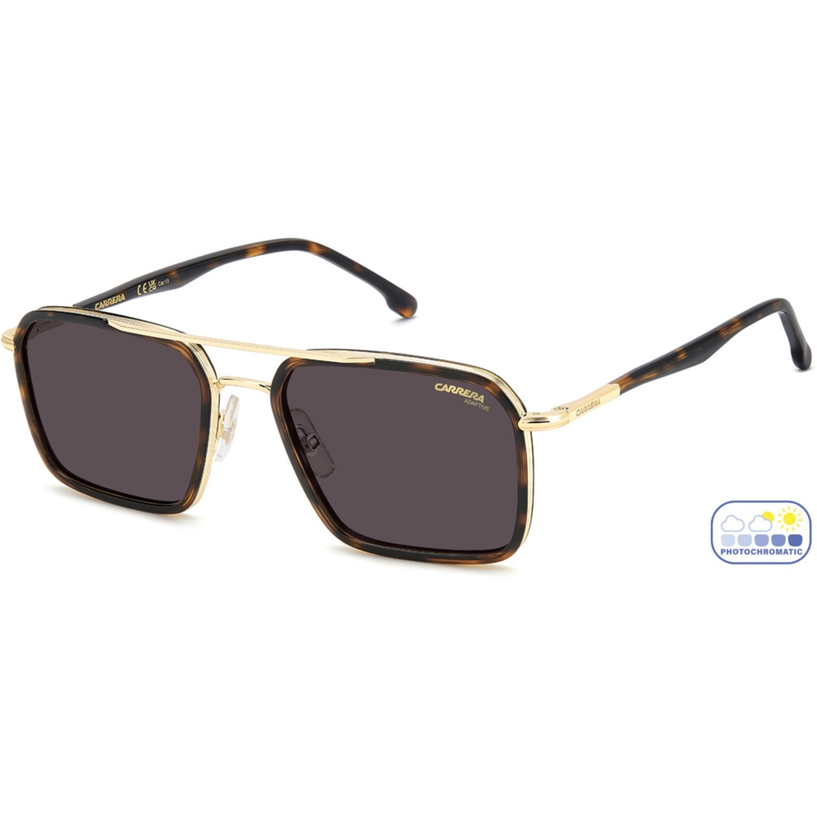 Vista 3 Óculos de Sol Carrera 362 S 2IK 55Q6 Masculino dourado Carrera dourado