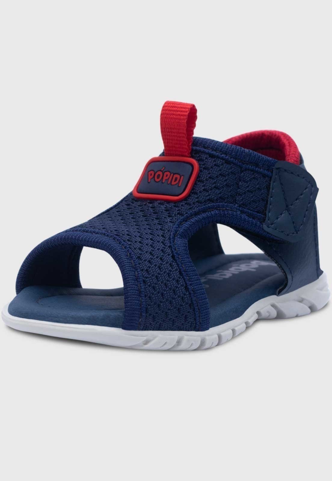 Infantil - Sandalia Papete Popidi Azul Marinho