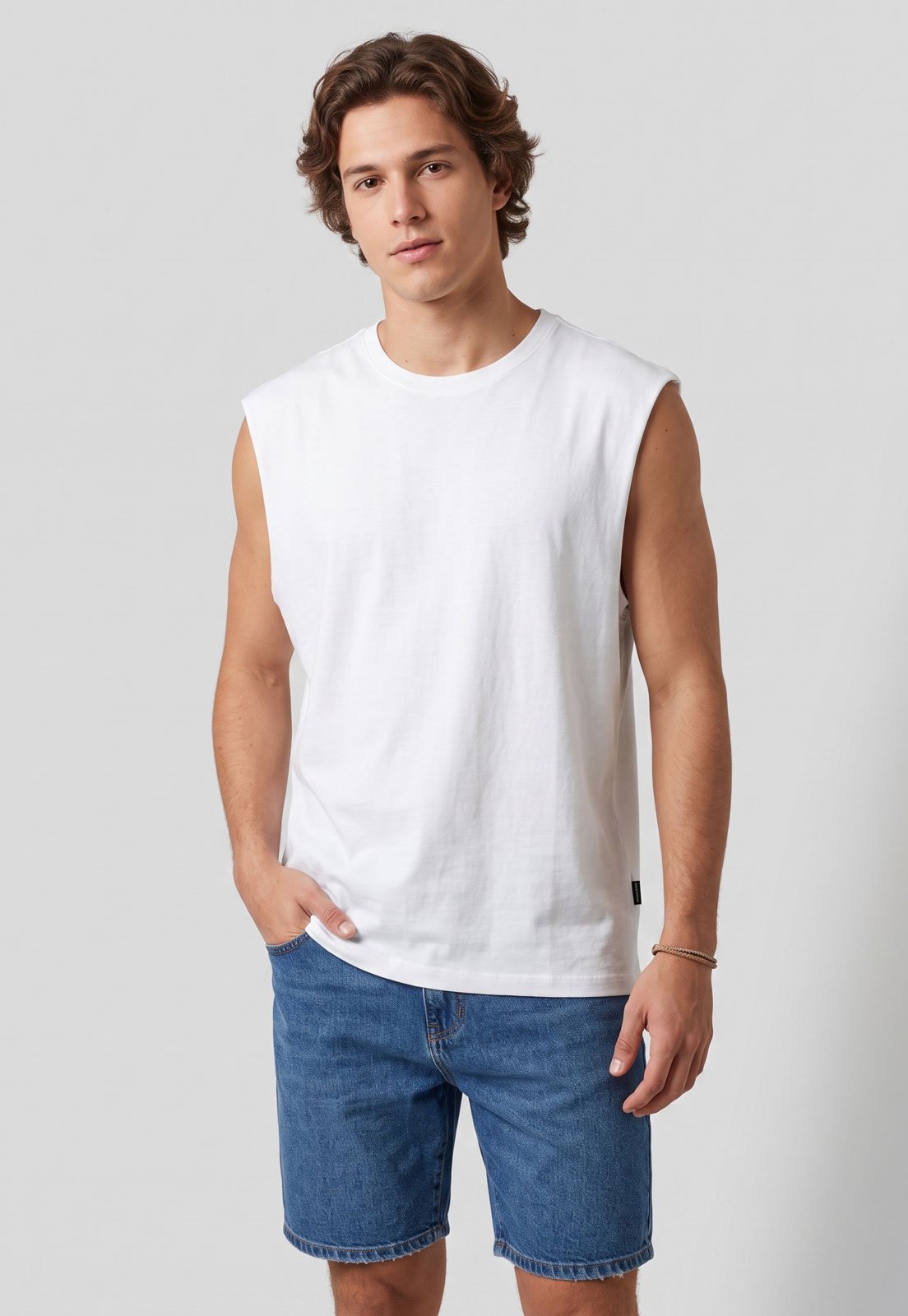 Regata Masculina Hang Loose Esp Basic Branca