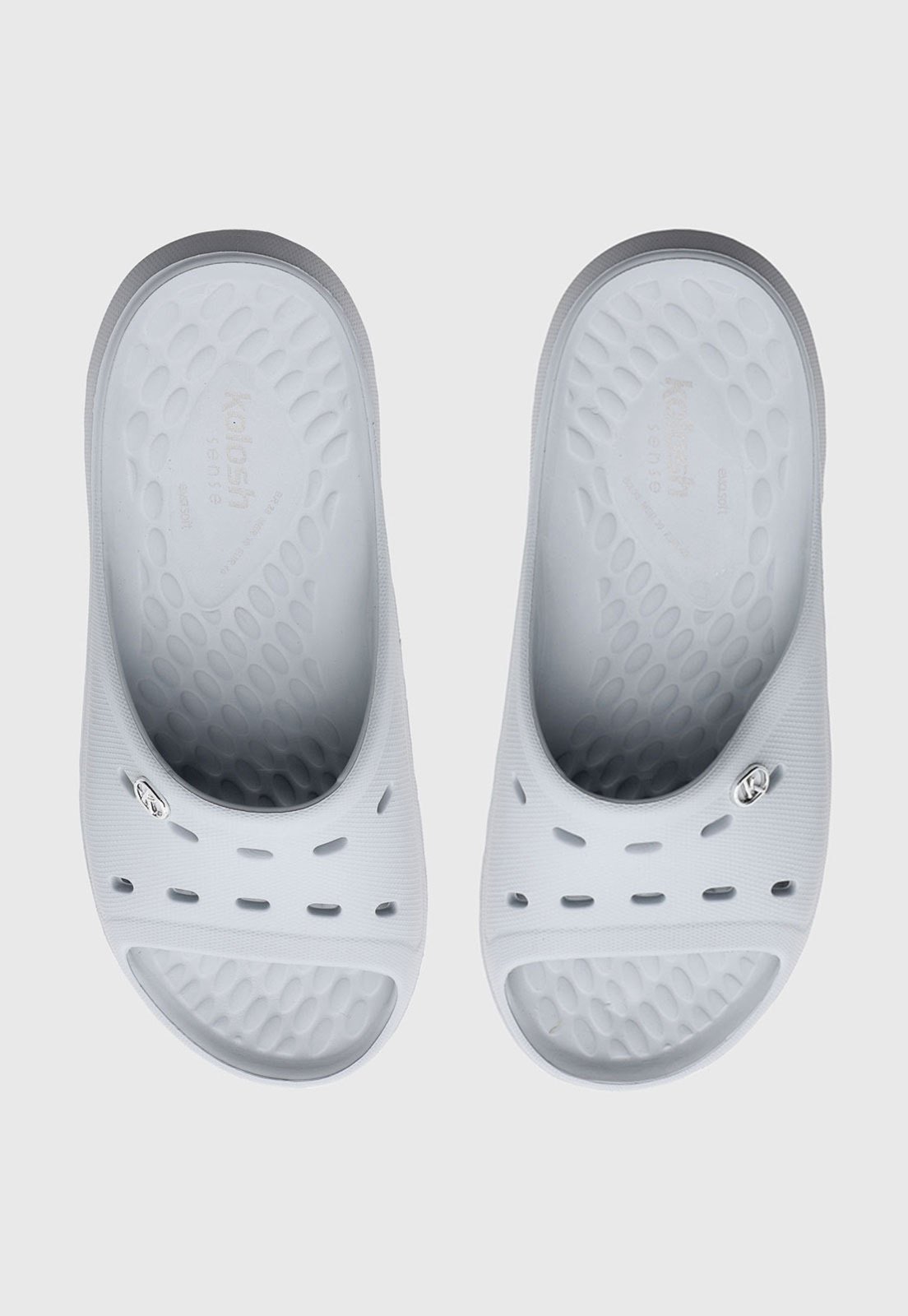 Chinelo Feminino Kolosh Couro Cinza