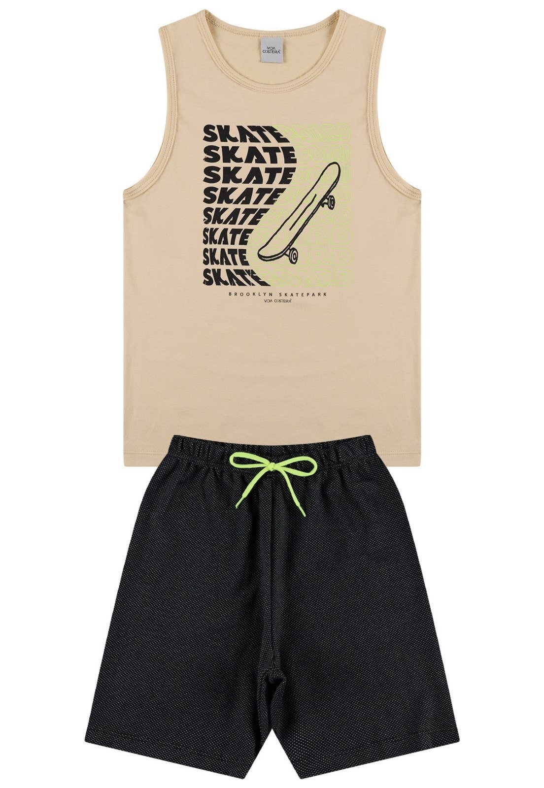 Vista 3 Infantil - Conjunto Regata Web Skaterboard Off-White VIDA COSTEIRA off-white white VIDA COSTEIRA off-white white