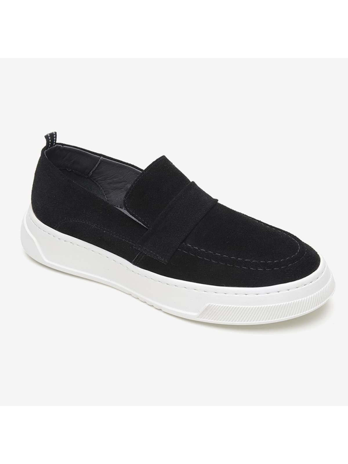 Sapato Masculino Mocassim 300g Leve Cloud Fly Couro Legítimo Preto