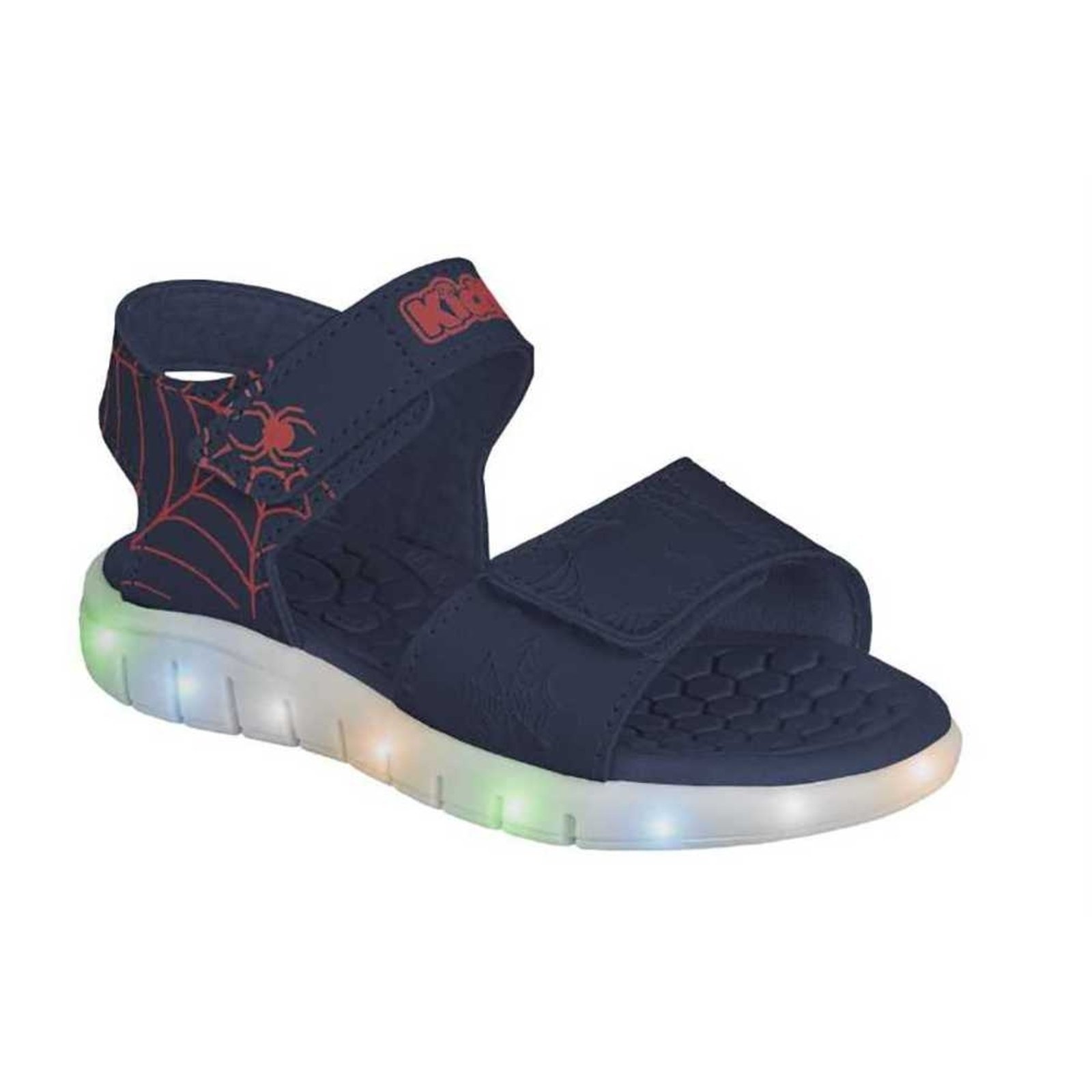 Infantil – Sandália Menino Kidy Wave Light Luzes LED Azul