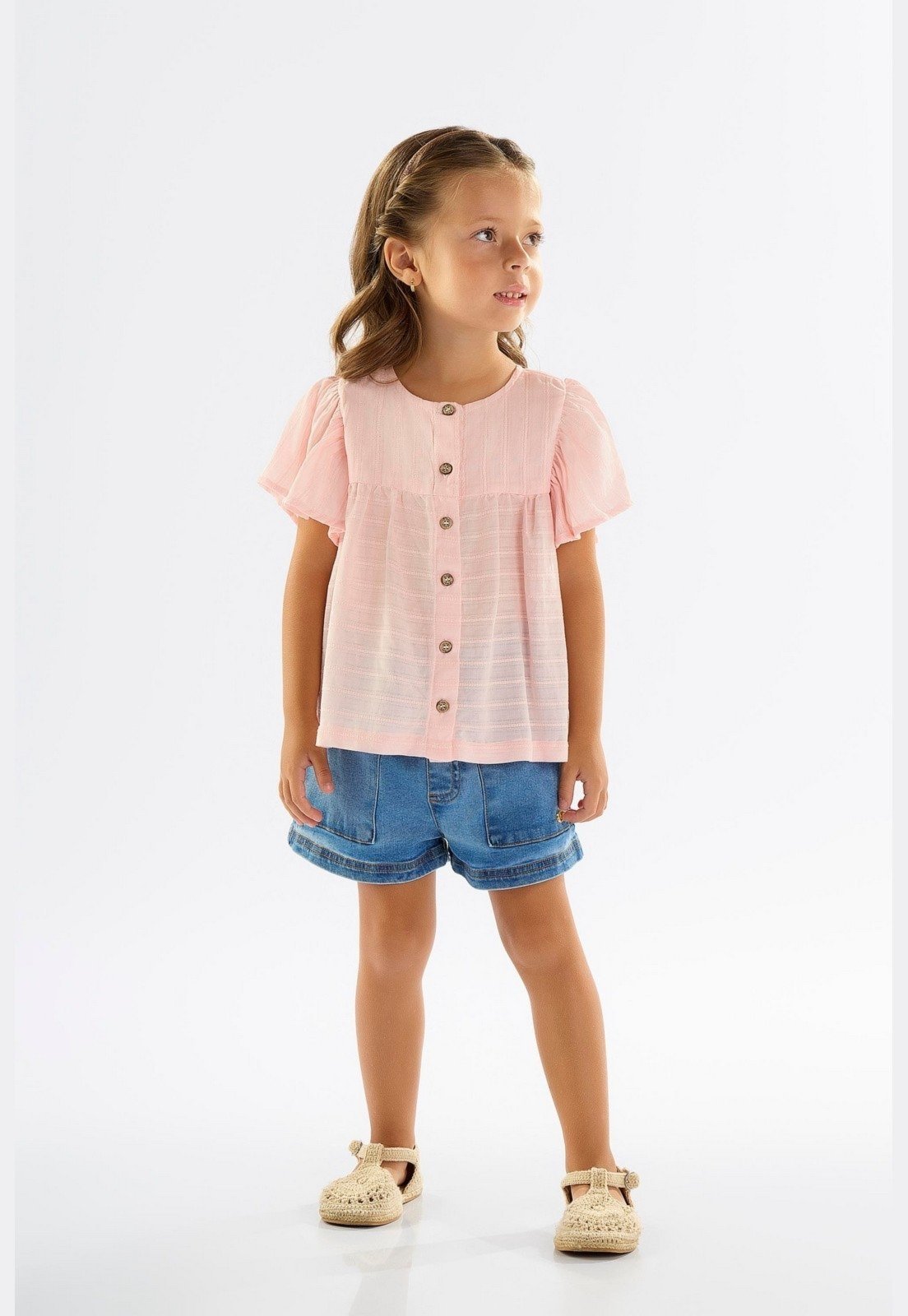 Infantil – Bata para Menina em Cotton Up Baby Rosa