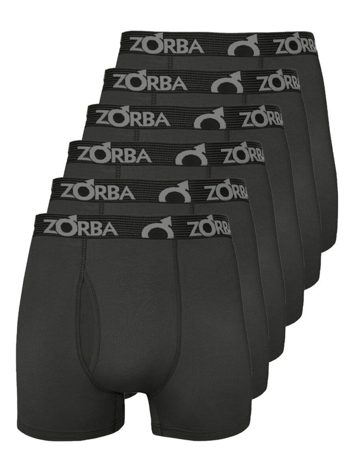 Kit com 6 Cuecas Boxer com Abertura Zorba 848