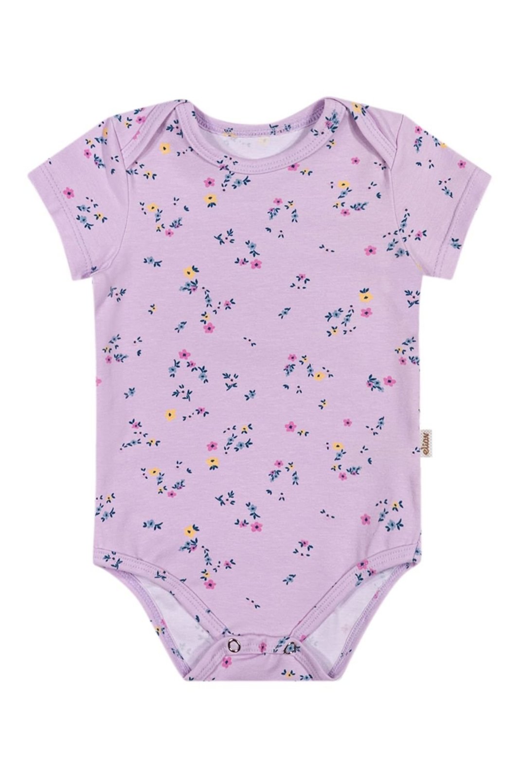 Infantil - Body Menina Estampa Delicada Elian Lilás