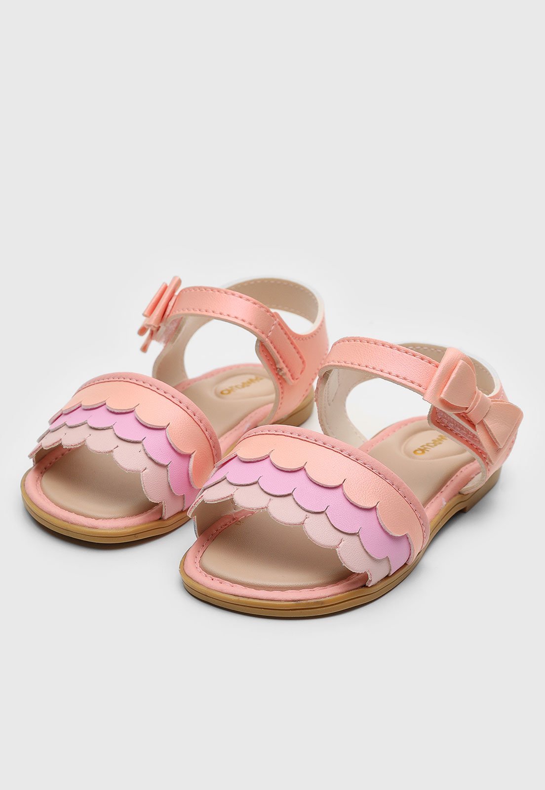 Vista 2 Infantil - Sandália Pimpolho Arco Iris rosa Pimpolho rosa