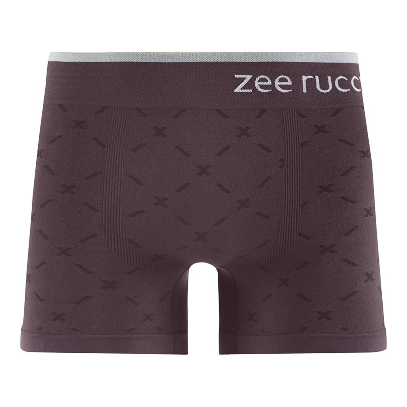 Cueca Boxer Detalhes Jacquard Marrom