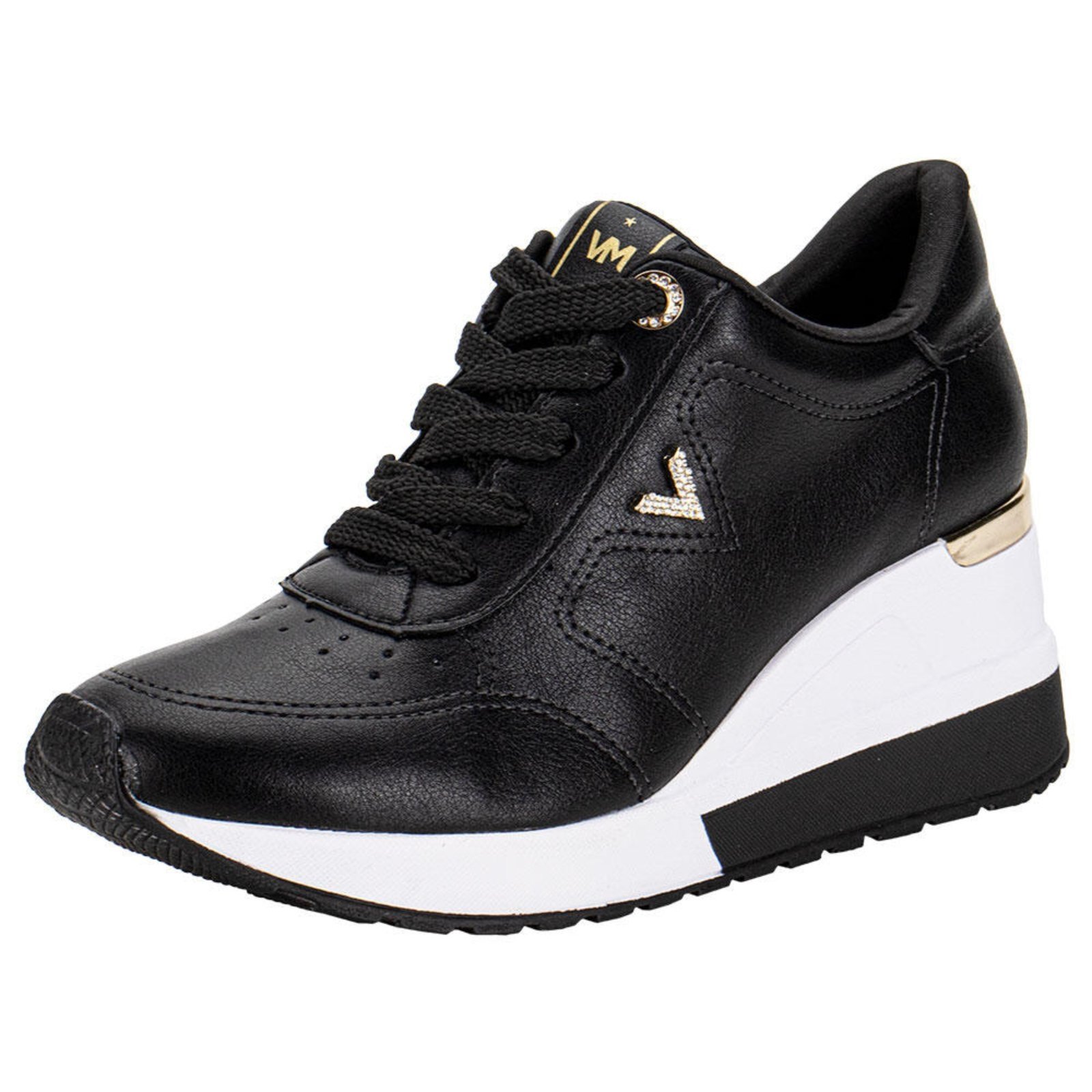 Tênis Feminino Via Marte 046010 5830460 Preto
