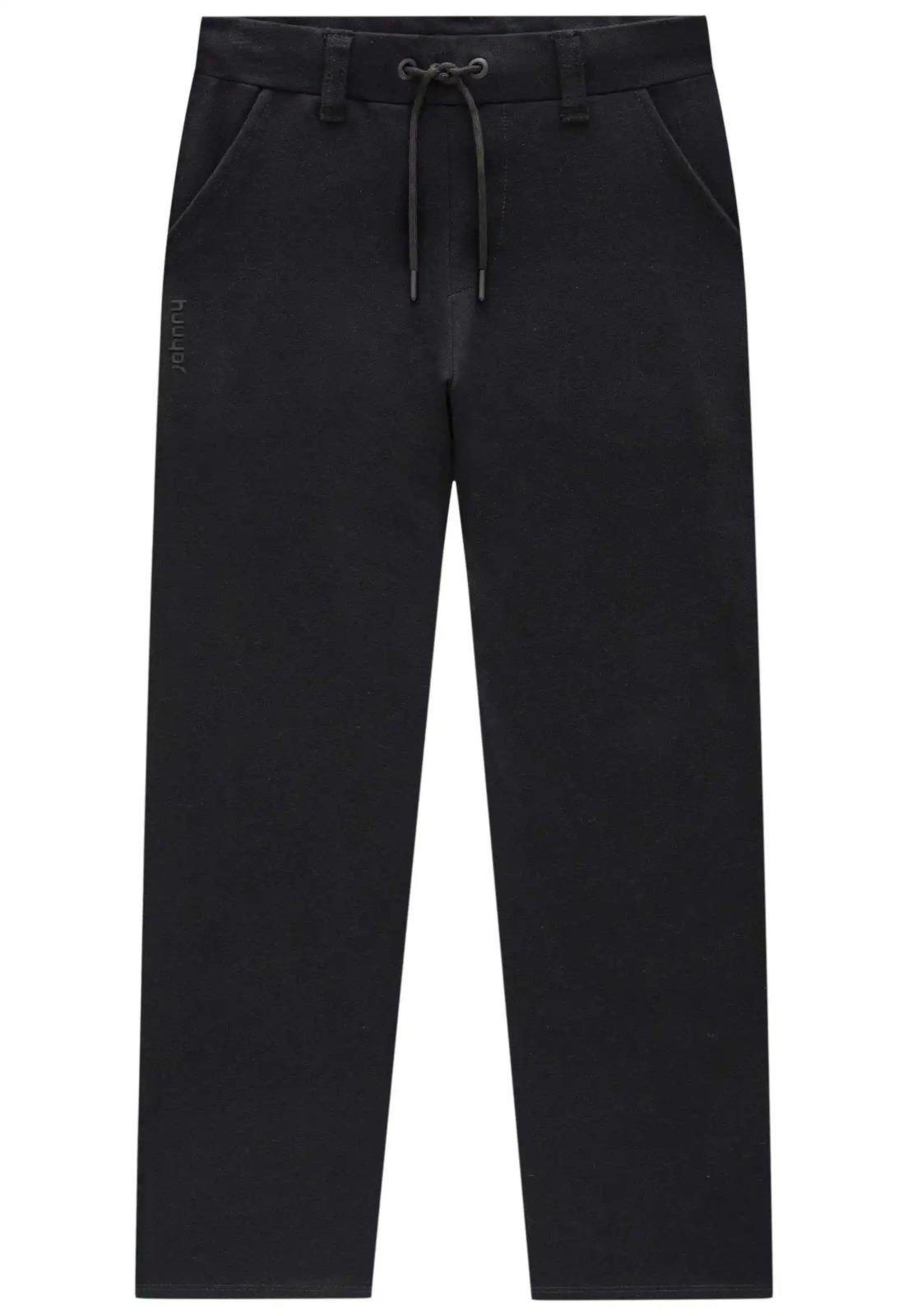 Infantil - Calça Sarja Preta Menino Johnny Fox 10 Preto