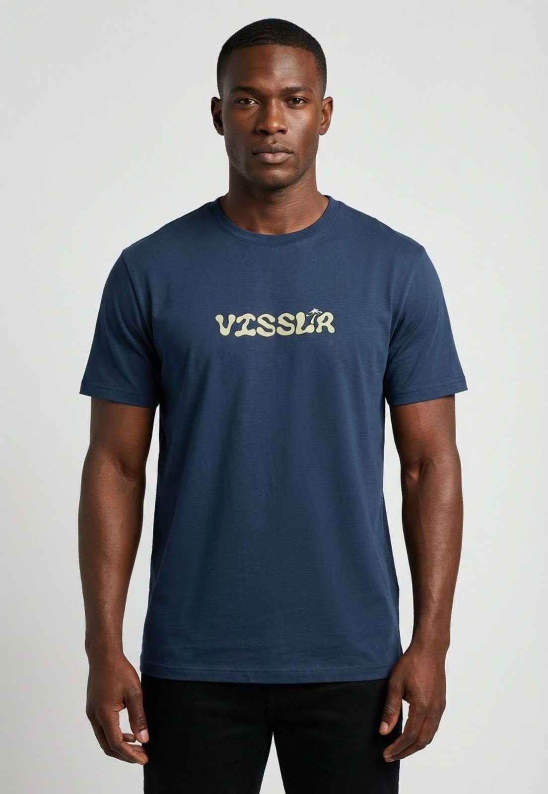 Camiseta Masculina Vissla Silk Snails Pace Azul