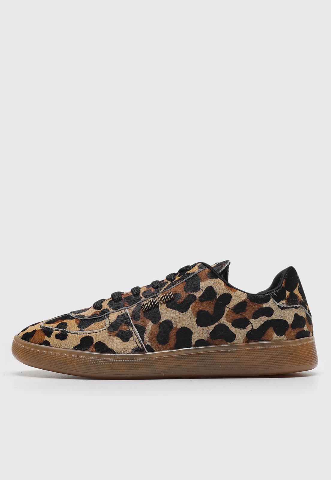 Tênis Santa Lolla Animal Print Onça Bege
