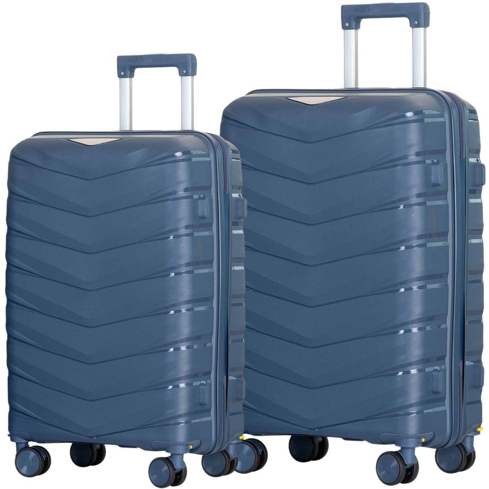 Kit Mala De Viagem 10 Kg Bordo De Mao + Mala 23 Kg Grande Azul