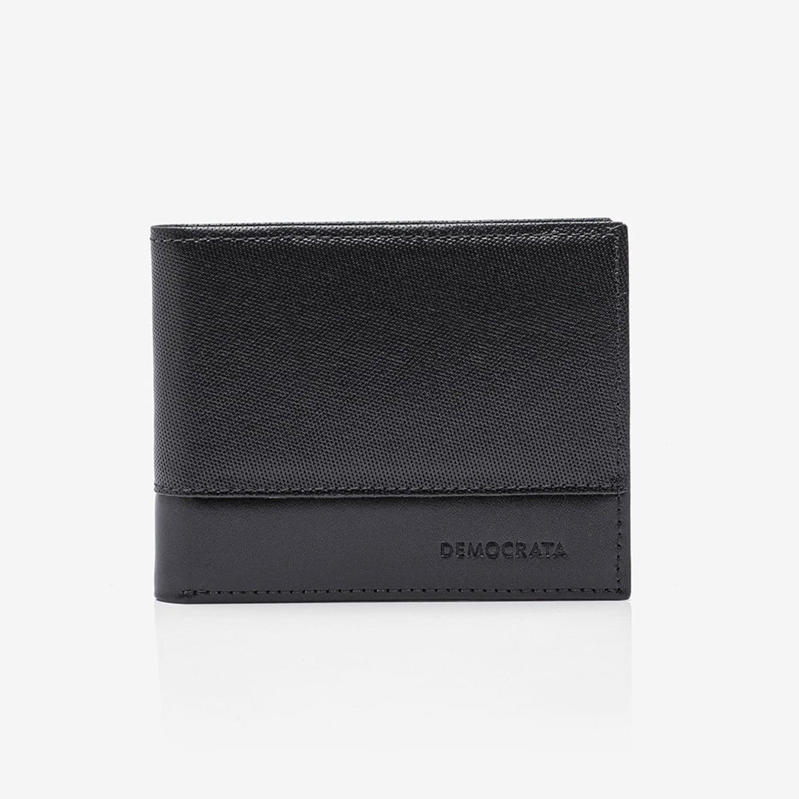 Carteira Couro Smart Casual Preto